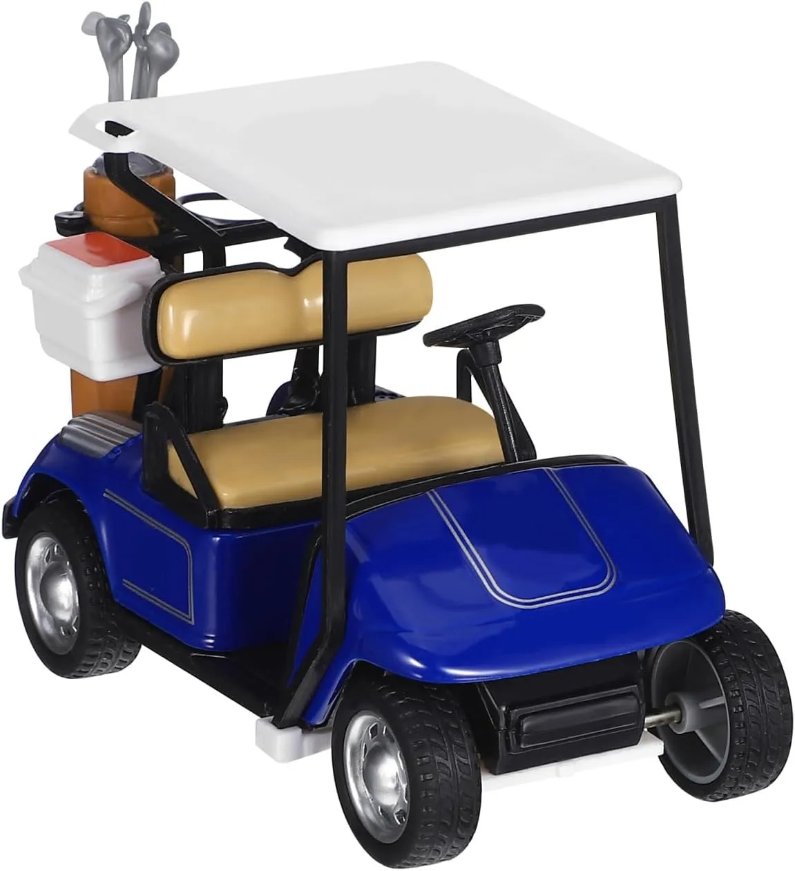 Realistic Golf Cart Model Diecast Desktop Golf Cart Ornament for Home Decor Simple Golf Cart Statue Golf Cart Crafts Golf for Enthusiasts