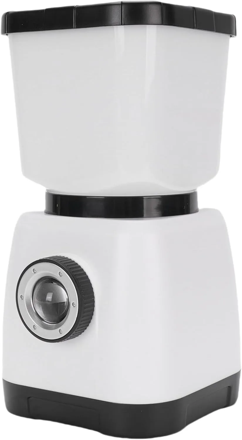 Rechargeable Camping Lantern, Hand Cranked Generating Electricity, Survival Light, Portable Tent Lights, Electric LED Lantern for Camping & Emergency (White)