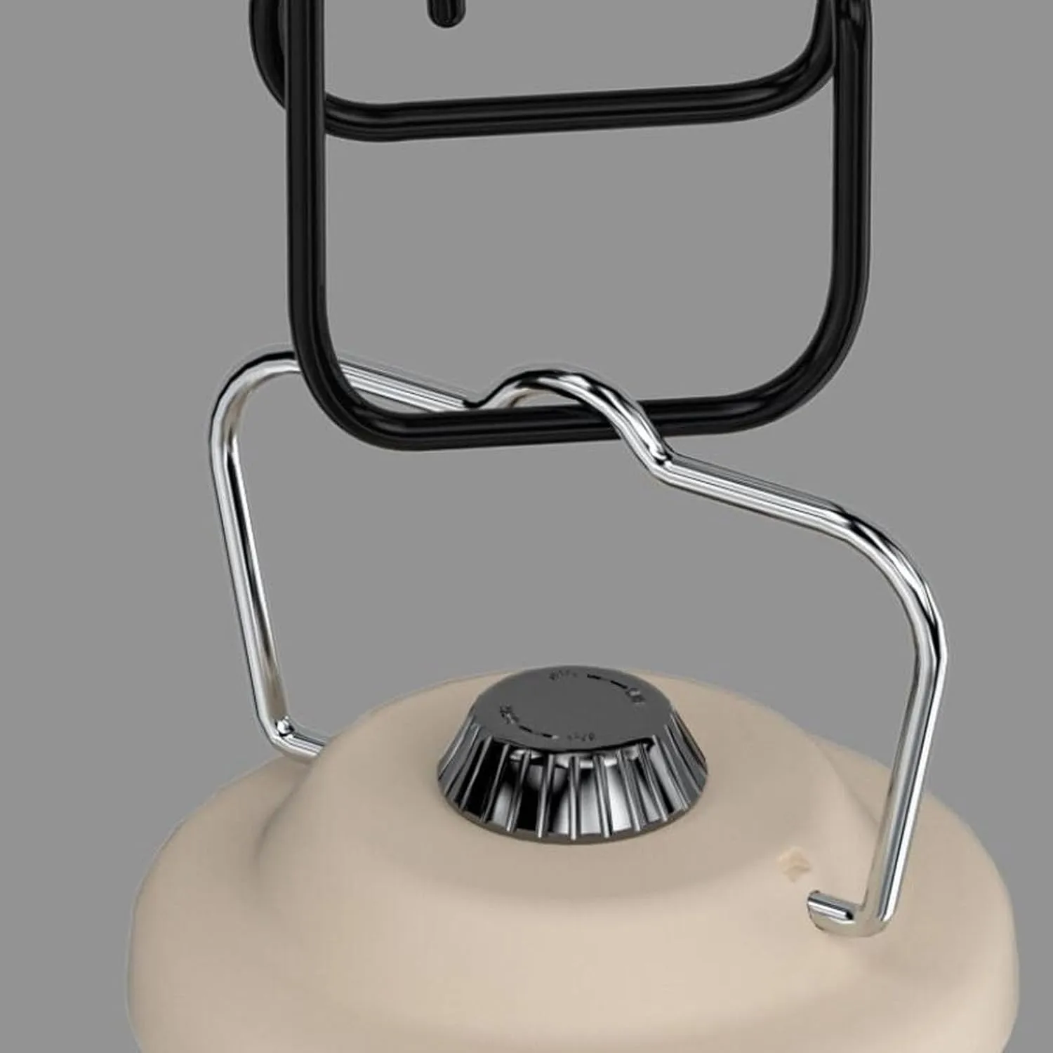 Rechargeable Led Retro Camping Lantern, 3 Modes Dimmable Waterproof Small Hanging Tent Light with Hook for Power Outages, Hiking (White)