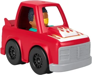 Red Flames Little People Car