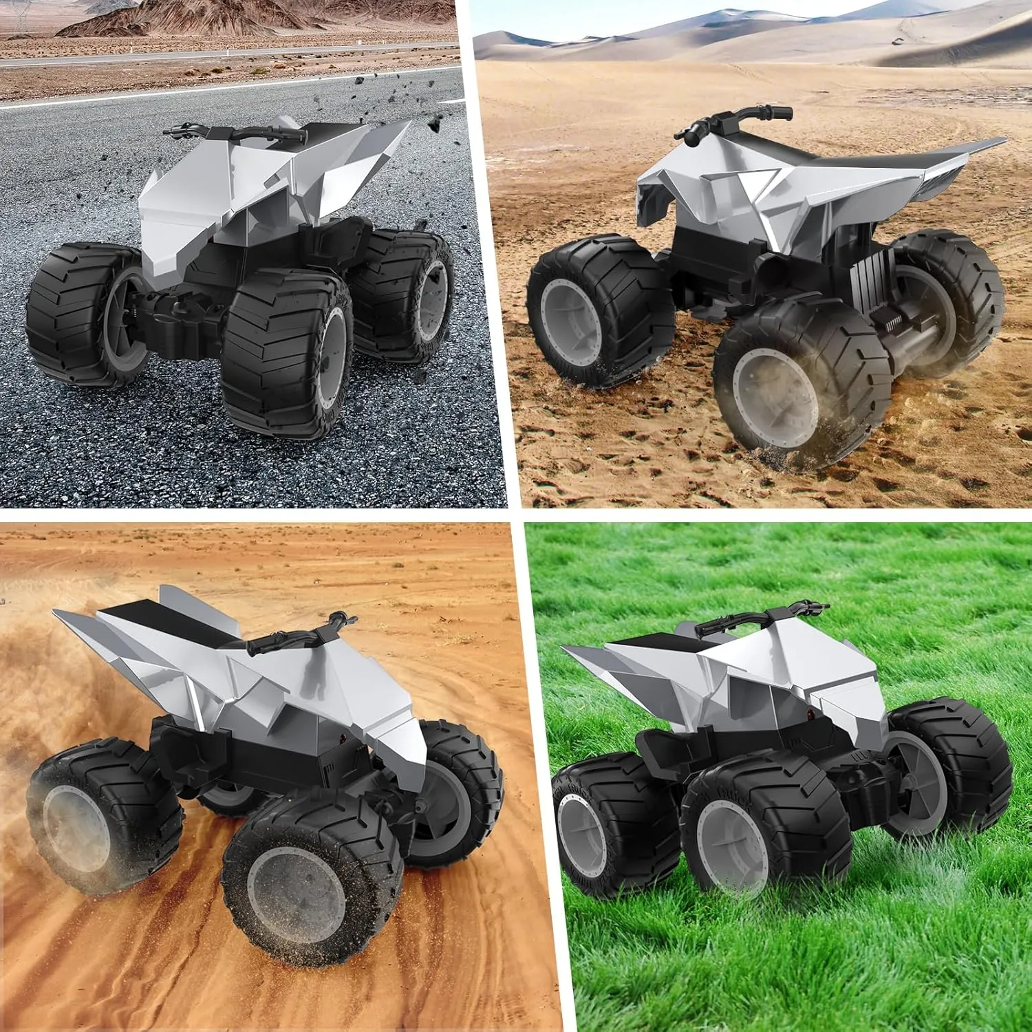 Remote Control Car for Kids, 1:14 RC Motorcycle,All-Terrain Rc Truck Motorbike for Boys and Girls Age 3 