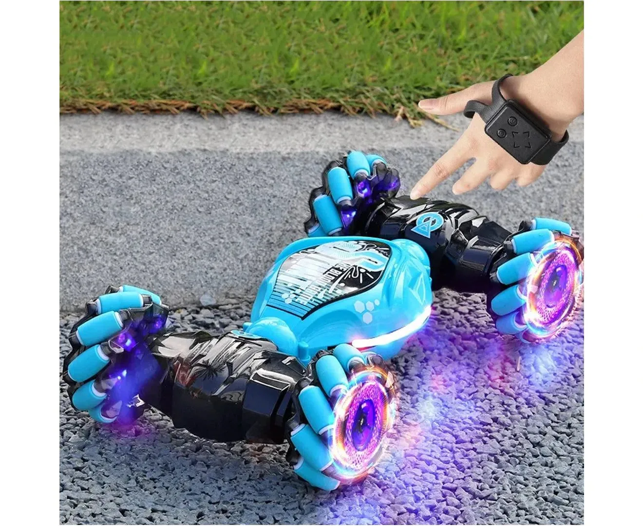 Remote Hand Control Watch Gesture Sensor Twist Car Toy USB Charging Car Toy