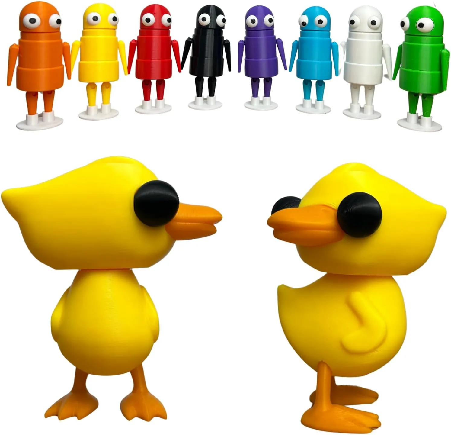 REPO 3D Printed Character Figure, R.E.P.O Horror Game Posable Articulated Collectible Model for Fans Gift