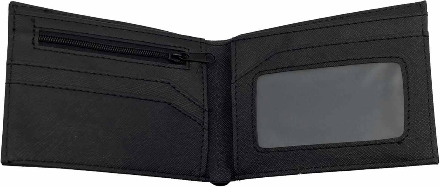 Retro Gamepad-Inspired Boys Wallet - Silicone Surface Material with Classic Game Gamepad Design, Multiple Card Slots and Coin Pocket - Video Game Kids Wallet in Black
