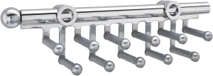 Rev-A-Shelf - CTR-12-CR - 12 in. Chrome Pull-Out Tie/Scarf Rack