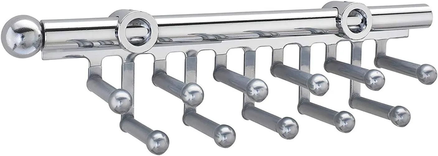Rev-A-Shelf - CTR-12-CR - 12 in. Chrome Pull-Out Tie/Scarf Rack