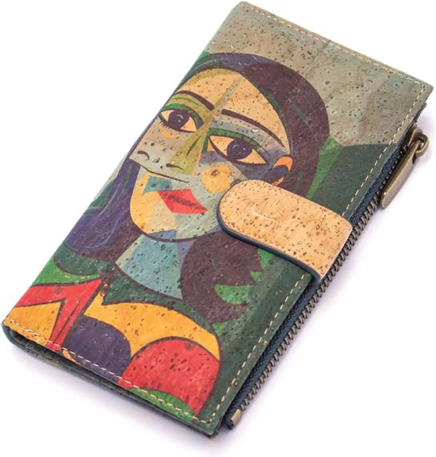 RFID Vegan Cork wallet purse, Handmade Eco Friendly Sustainable gift Lightweight Durable Waterproof zero waste