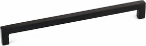 Richelieu Hardware BP9466320900 Sheffield Collection 12 5/8-inch (320 mm) Center-to-Center Matte Black Traditional Rectangular Pull Handle for Barn Doors, Cabinets, Drawers, and Furniture