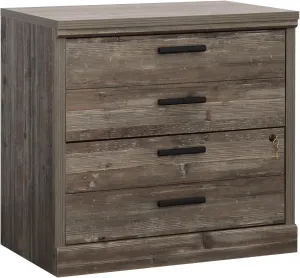 Sauder Aspen Post 2-Drawer Lateral File Cabinet, L: 31.26" x W: 19.45" x H: 29.72", Pebble Pine