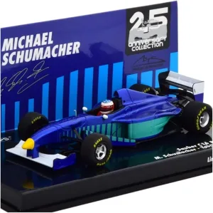 Scale Model Alloy Racing Car Model for Schumacher Sauber C16 Test Fiorano F1 1997 1:43 Mini Coupe Simulation