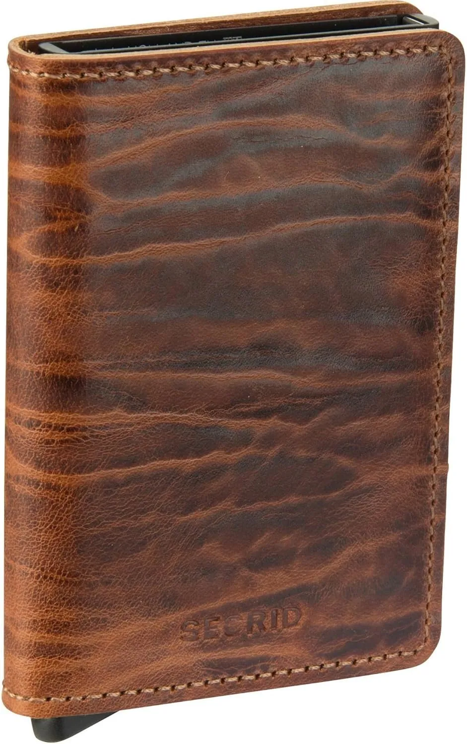 SECRID - Secrid Slim wallet Genuine Leather Dutch Martin RFID Safe Card Case for max 12 cards