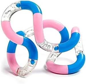 Selection of The Original Tangle Fidget toy. Decompression, Sensory (Pink/Blue/Clear)