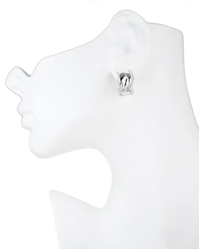 Shiny Hoop Earrings