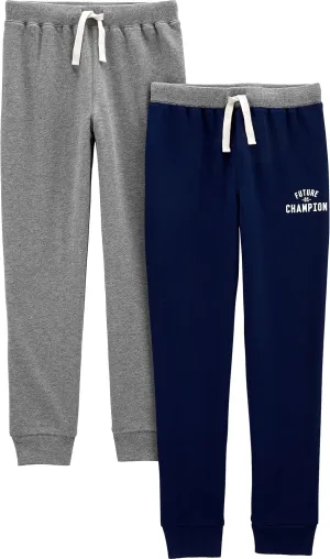 Simple Joys by Carter's Baby Boys' 2-Pack Athletic Knit Jogger Pants