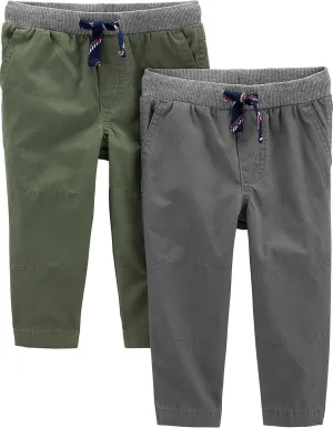 Simple Joys by Carter's Baby Boys' 2-Pack Pull on Pant