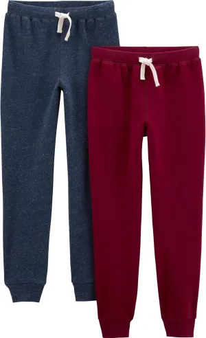 Simple Joys by Carter's Boys' 2-Pack Pull on Fleece Pants