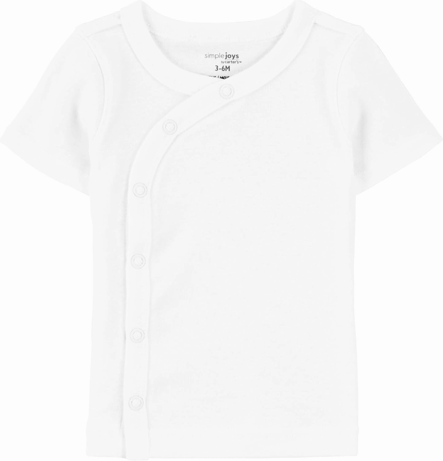 Simple Joys by Carter's Baby Boys' 6-Pack Side-snap Short-Sleeve Shirt