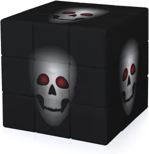 Skull with Red Eyes Adults 3x3x3 Color-Matching Smooth Fully Printed Cube Gift