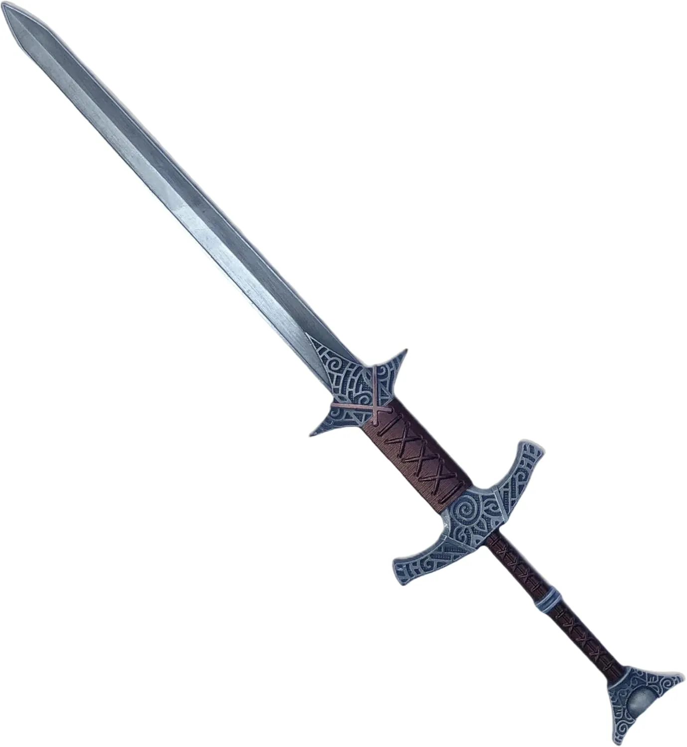 Skyrim Steel Greatsword 10.1" Metal Game Weapon Collectible Desktop Decoration Keychain BJDs
