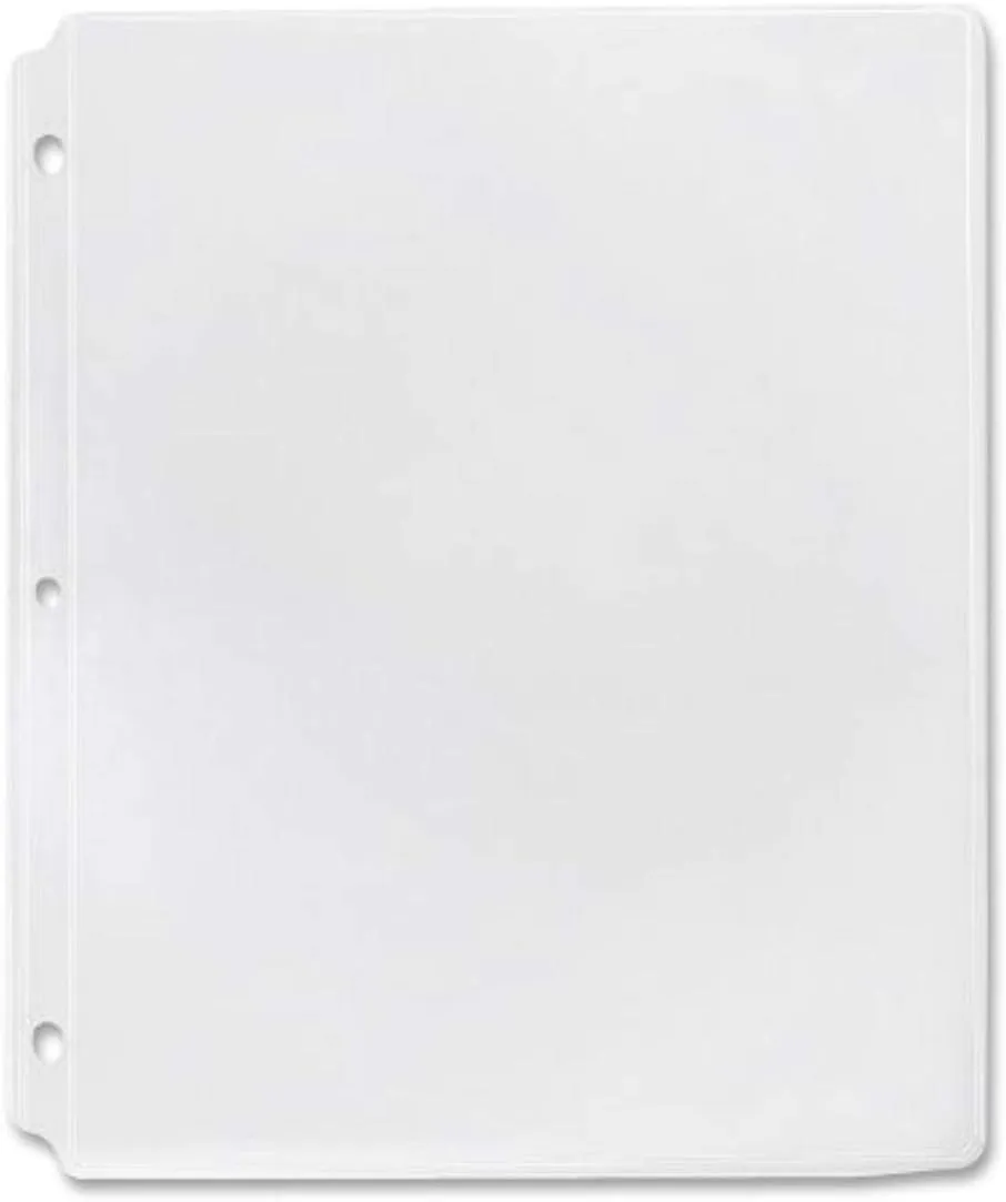 Sparco Sheet Protectors, Heavy-Duty, Top Lid, 11 x 8-1/2 Inches, 50/Box, Nonglare
