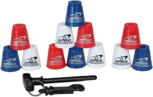 Speed Stacks Mini Toy Play Set of 12 Ultra Portable Cups: Blue, Red, White