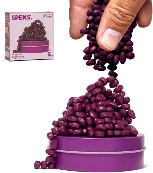 Speks Original Crags Ferrite Putty | 500  Ferrite Stones in a Tin, Fidget Toy for Stress Relief, Sensory Desk Toy for Adults & Teens 14  | Matte Iris, Small