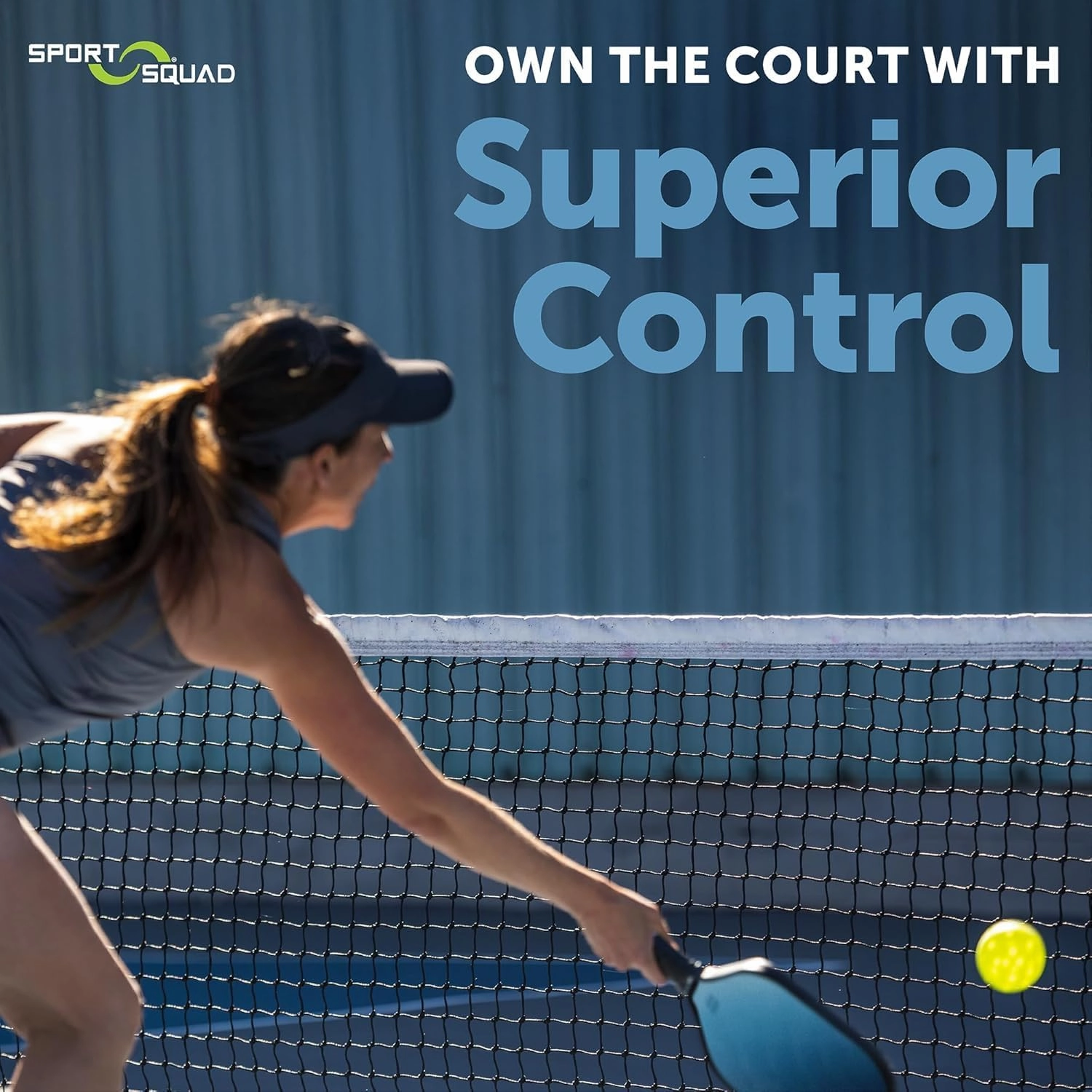Sport Squad Pickleball Paddles Set of 2 and Single Paddles - Lightweight, Durable & High-Performance Playability - Enhanced Grip & Power - USA Team-Developed Rackets, Sets & Accessories for All Levels