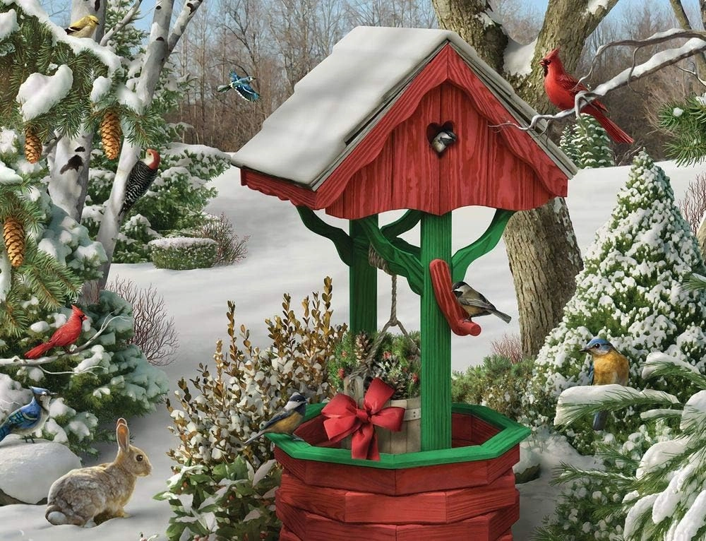 Springbok 500 Piece Jigsaw Puzzle Winter's Wish - Made in USA