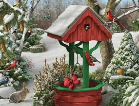 Springbok 500 Piece Jigsaw Puzzle Winter's Wish - Made in USA