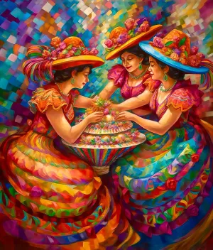 Springbok's Feliz Cumpleanos 1000 Piece Jigsaw Puzzle for Adults and Families by Artist Claudia McKinney Features a Colorful Fiesta Celebration - Made in The USA