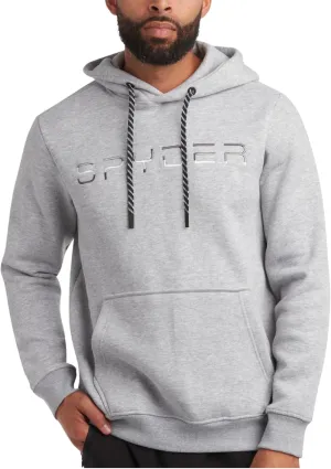 Spyder Men's Active Hoodie Sweatshirt - Athletic Performance Fleece Workout Long Sleeve Pullover Hoodie for Men (Size: S-XXL)