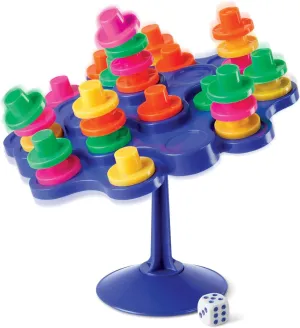 Stackable Balance Tree Toy Game - Stack Colored Pieces While Keeping Tree Balanced - Fun Educational Building Game Engineering Toy