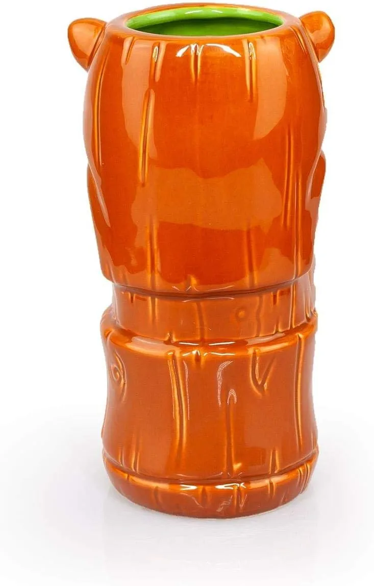 STAR WARS Geeki Tikis Wicket Ewok Mug | Official Collectible Tiki Style Ceramic Cup | Holds 14 Ounces