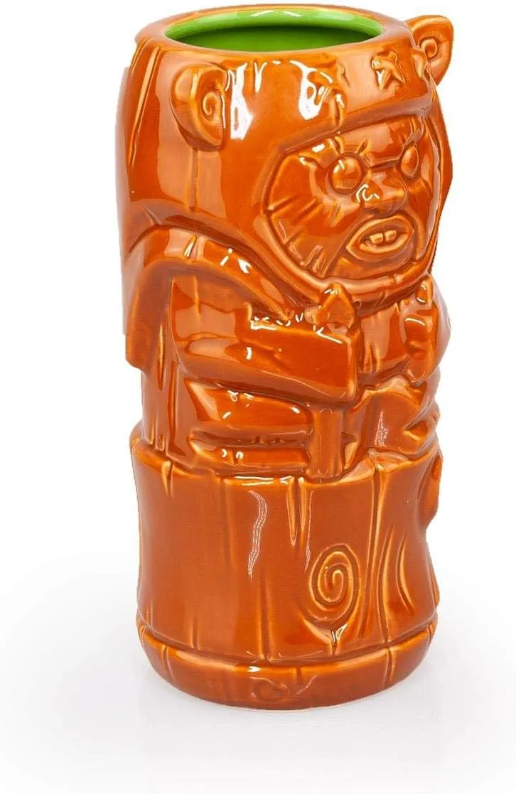 STAR WARS Geeki Tikis Wicket Ewok Mug | Official Collectible Tiki Style Ceramic Cup | Holds 14 Ounces
