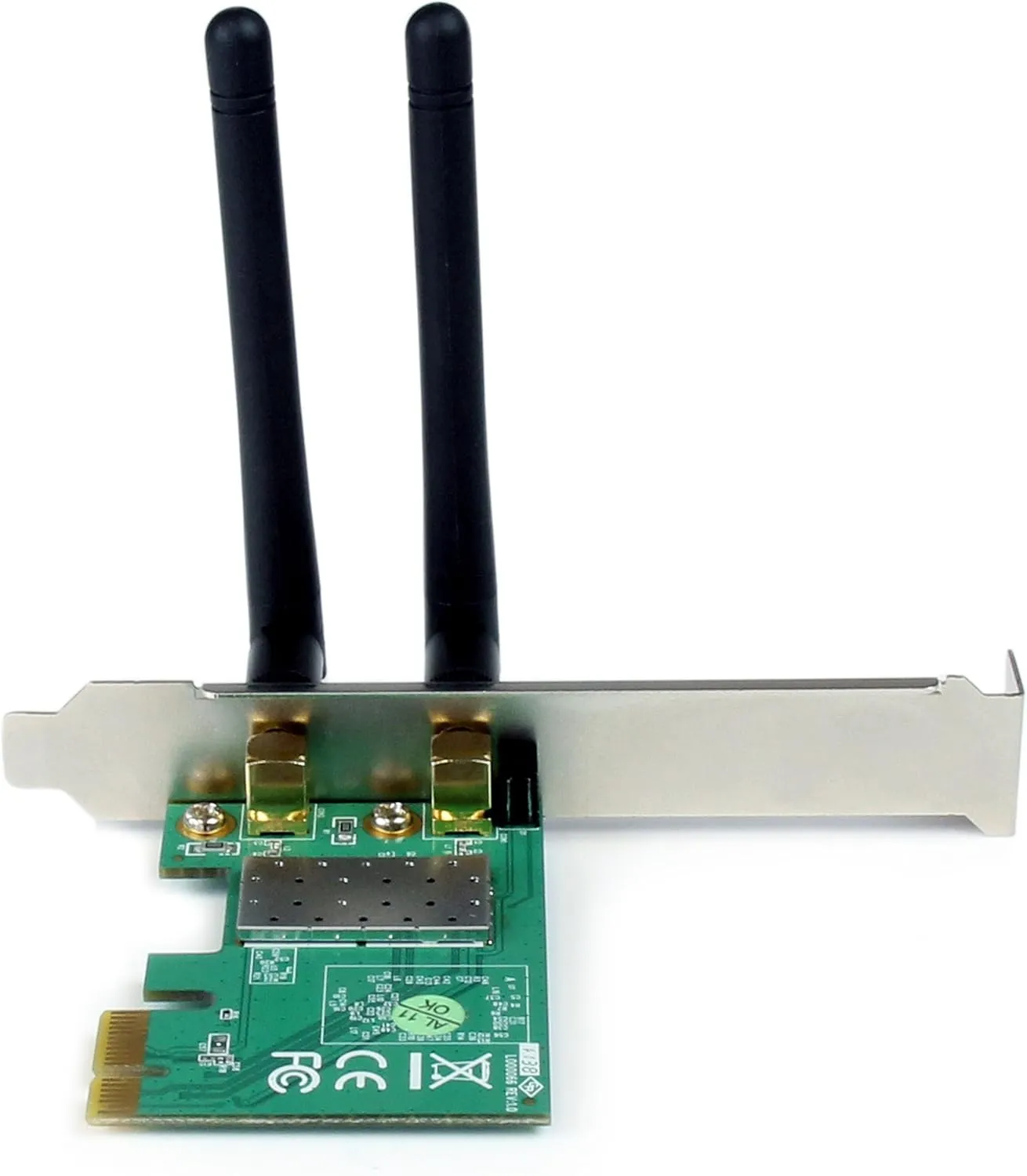 StarTech.com PCI Express Wireless N Card - 300 Mbps PCIe 802.11 b/g/n Network Adapter Card - 2T2R 2.2 dBi - PCIe Wireless Desktop Card , TAA (PEX300WN2X2)