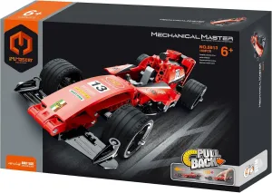STEM Car Toy Building Toy Gift for Age 6 , Pull-Back Racing Car Building Block Take Apart Toy, 183 Pcs DIY Building Kit, Learning Engineering Construction Toys