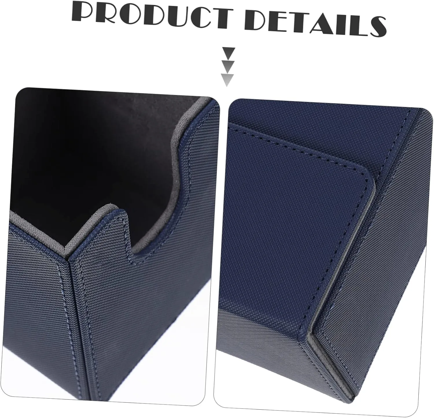 Storage Case for Pu Leather Game Box Card Organizer for Home Desktop Safe Material