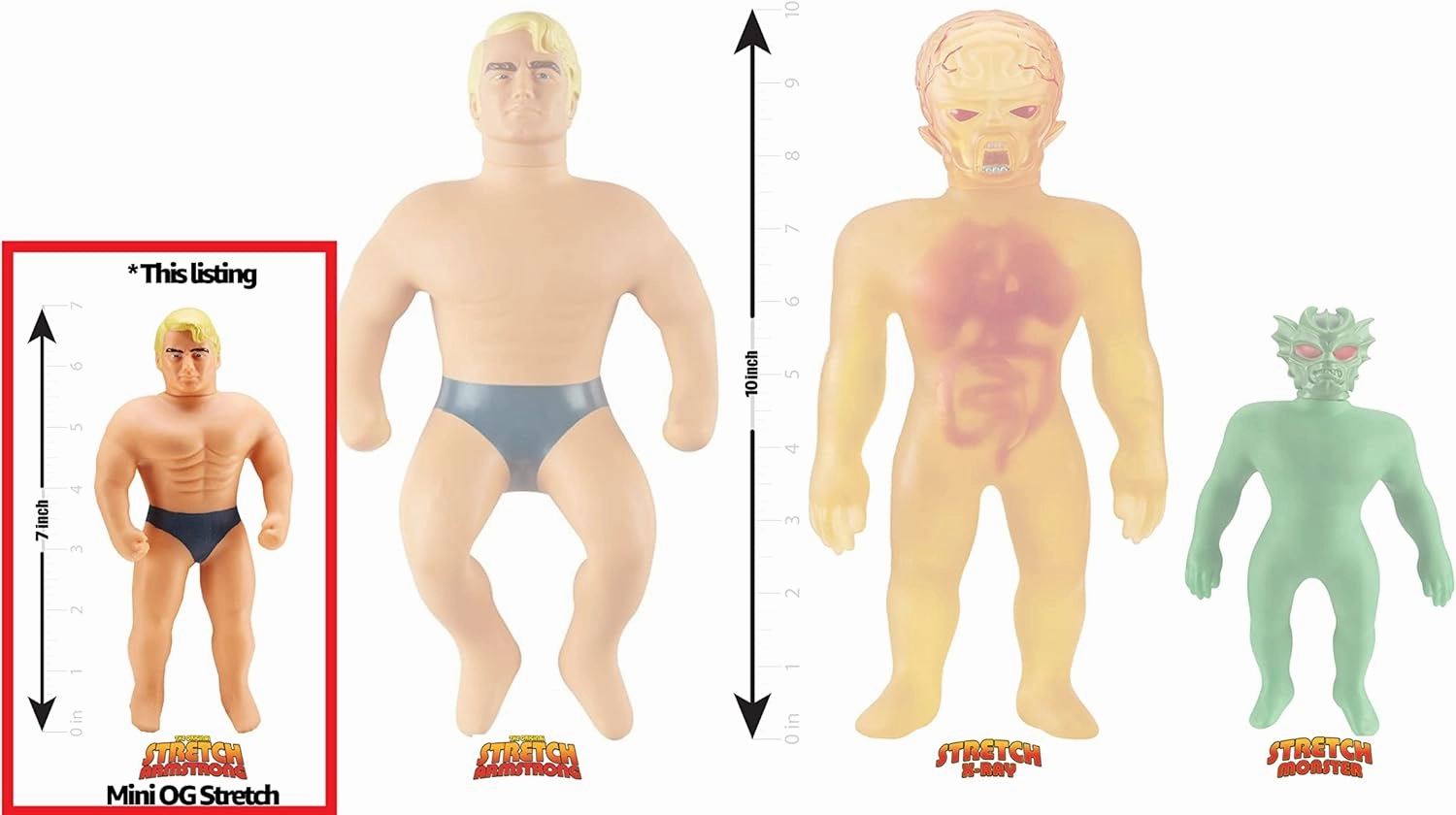 Stretchable Stretch Armstrong Action Figure - Toy & Collectible Item - 1 ct (Pack of 1)