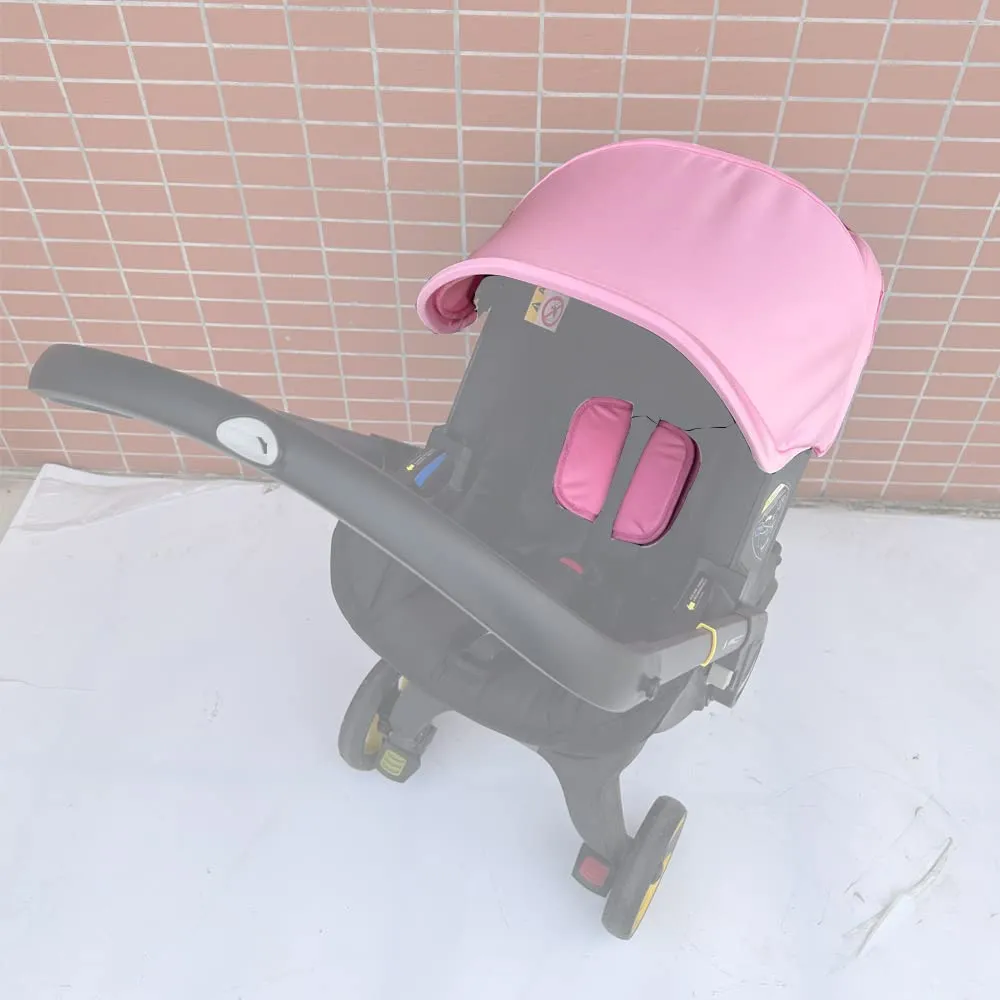 Stroller Replacement Accessories Canopy, Protection Shield, Textile Sun Shade Compatible with Doona Car Seat & Stroller (Light Pink)