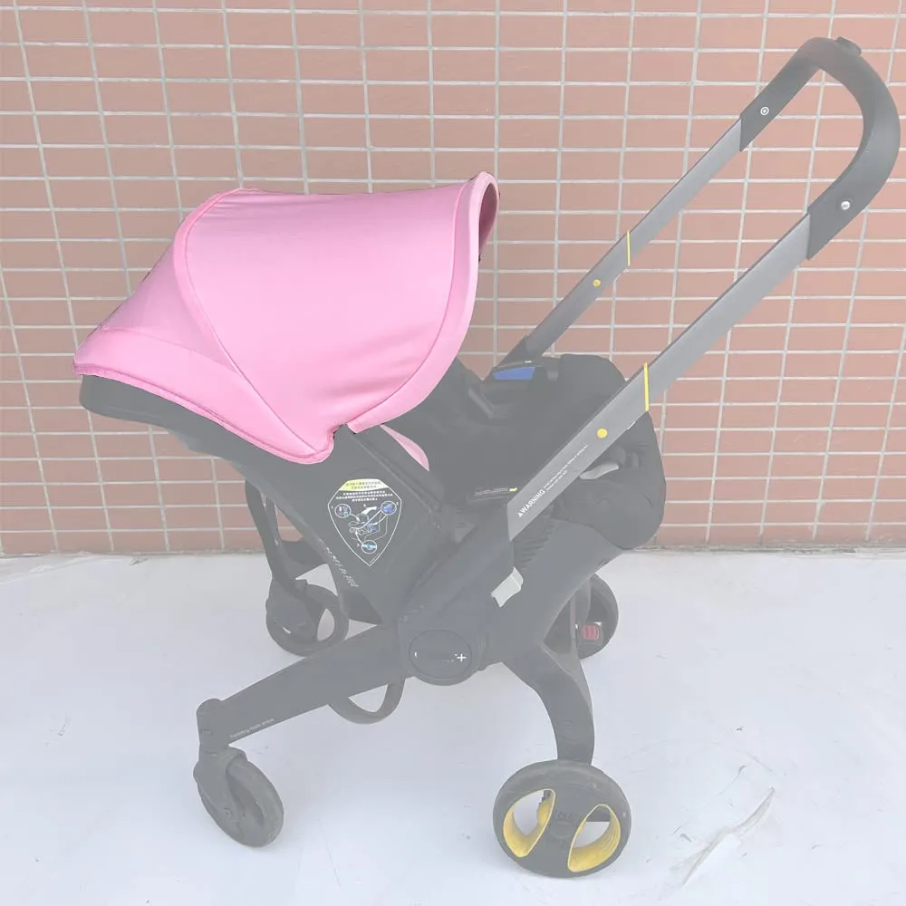 Stroller Replacement Accessories Canopy, Protection Shield, Textile Sun Shade Compatible with Doona Car Seat & Stroller (Light Pink)