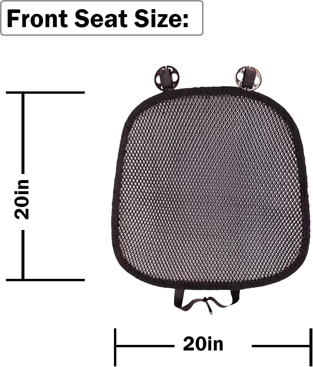 Summer Cool 3D Air Mesh Breathable Car Seat Cushion Pad Universal Auto Cushion Cover Set Interior Accessories (Black, 1 Pack seat pad)