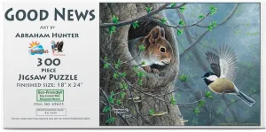 SUNSOUT INC - Good News - 300 pc Jigsaw Puzzle by Artist: Abraham Hunter - Finished Size 18" x 24" - MPN# 69635