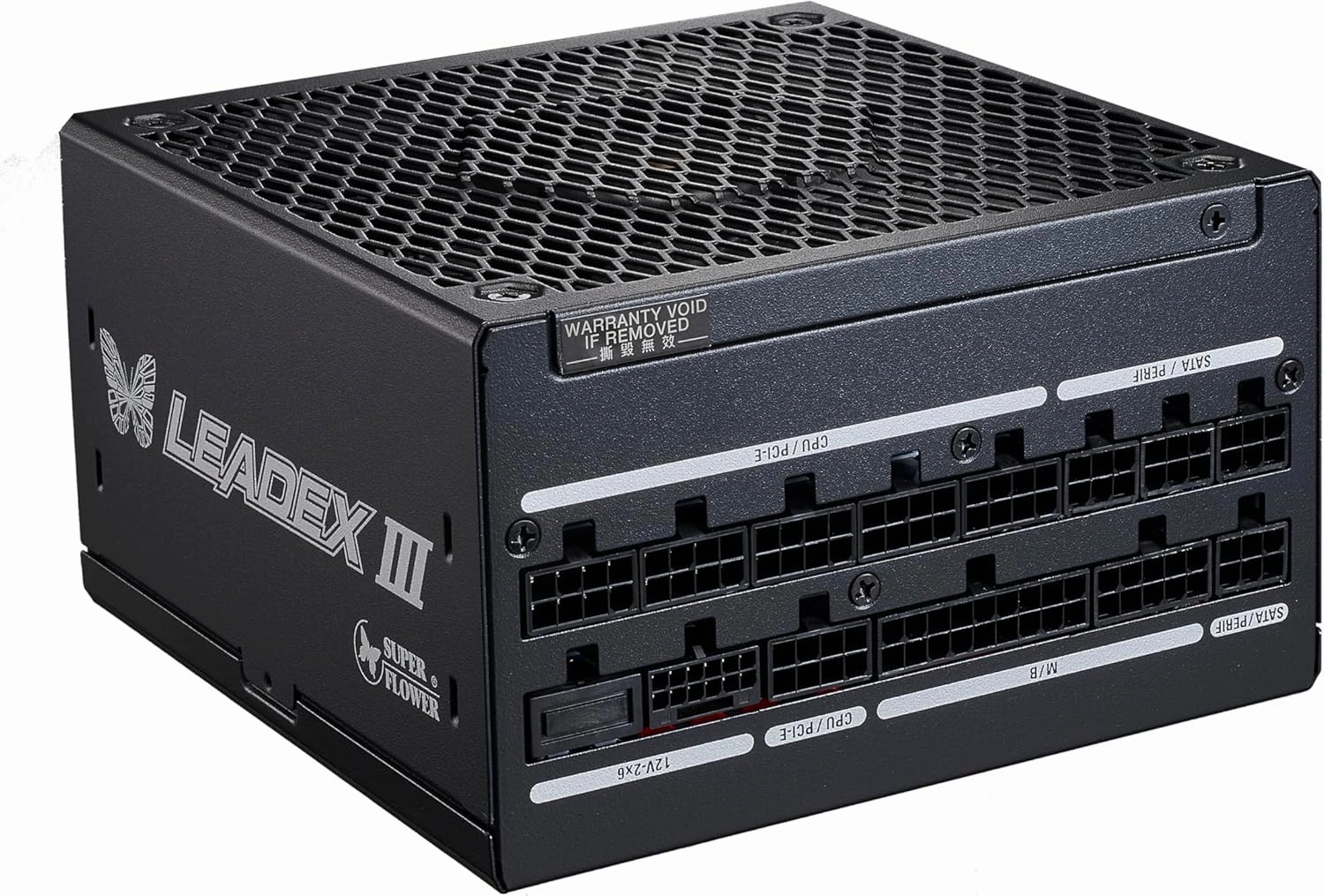 Super Flower Leadex III ATX 3.1 850W Cybenetics Gold Certified, 80  Gold, 10 Years Warranty, ECO Semi-Fanless Mode, FDB Fan with Copper Shaft, Full Modular Power Supply, SF-850F14GE, Black