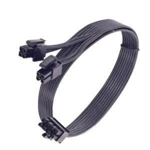 Suyitai DC in Power Jack Charging Cable Connector Replacement for Cooler Master V700 V850 V1000 V1200 CPU 8 (Pin) to 4 4pin 8 (Pin) Power Supply Cable 60cm