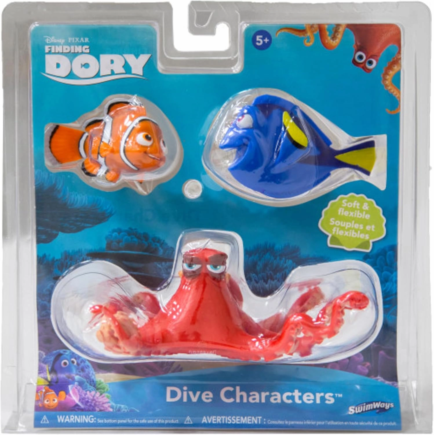 SwimWays Disney Finding Dory Dive Characters Diving Toys (3-Pack), Bath Toys & Pool Party Supplies for Kids Ages 5 and Up
