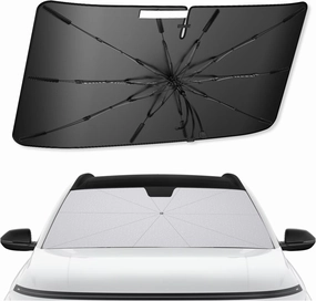 SXCY for 2024 2025 Hyundai Kona Windshield Umbrella Sunshade [Easier Foldable] for 2024 2025 Hyundai Kona Accessories 2025 Kona Sunshade Umbrella 2025 Kona Windshield Umbrella Sun Shade