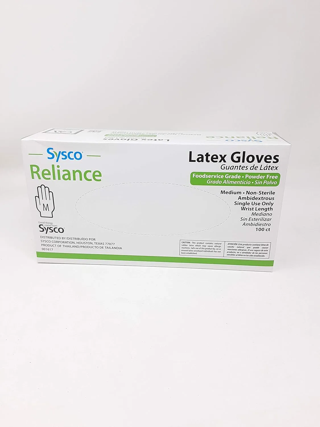 Sysco Reliance Latex Gloves - Medium