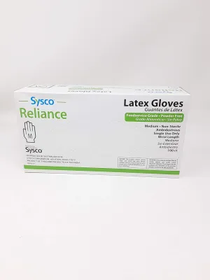 Sysco Reliance Latex Gloves - Medium