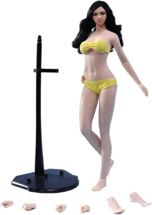 TBLeague PHMB2022-S48 1/6 Scale Super Flexible Female Seamless Body 12 Inch Collectible Action Figure Doll (Pale Skin, with Head)