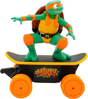 Teenage Mutant Ninja Turtles Mikey Cowabunga Skate RC - Imitates Real Skate Tricks - Toys and Gifts for Children Ages 5 